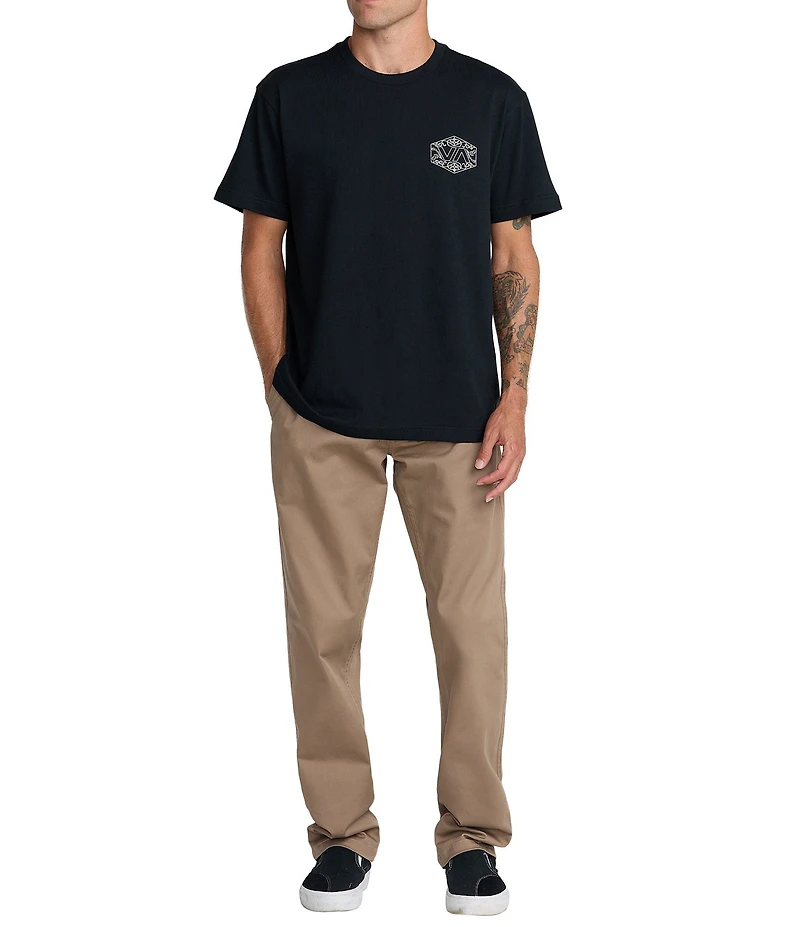 RVCA Hex Filigree Logo Short Sleeve T-Shirt