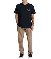 RVCA Hex Filigree Logo Short Sleeve T-Shirt