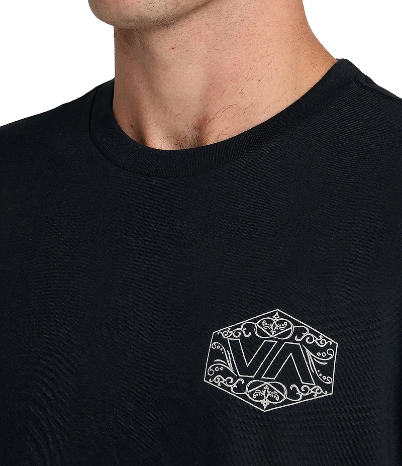 RVCA Hex Filigree Logo Short Sleeve T-Shirt