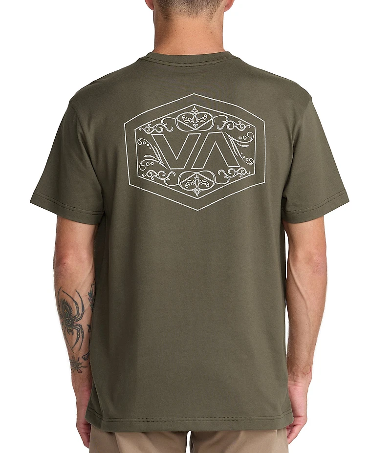 RVCA Hex Filigree Logo Short Sleeve T-Shirt