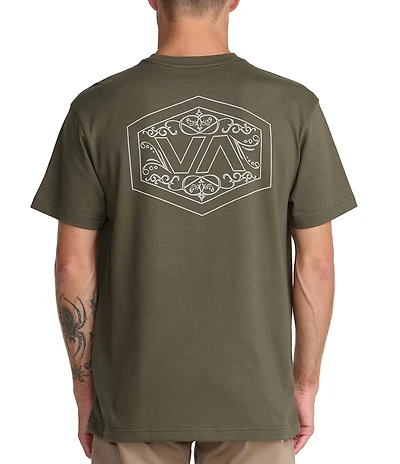RVCA Hex Filigree Logo Short Sleeve T-Shirt