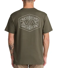 RVCA Hex Filigree Logo Short Sleeve T-Shirt