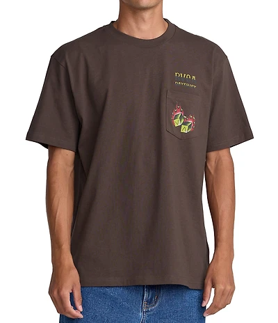 RVCA Hot Dice Pocketed Short Sleeve T-Shirt