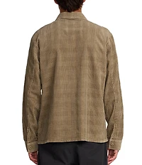 RVCA Long Sleeve Jacquard Plaid Corduroy Jacket