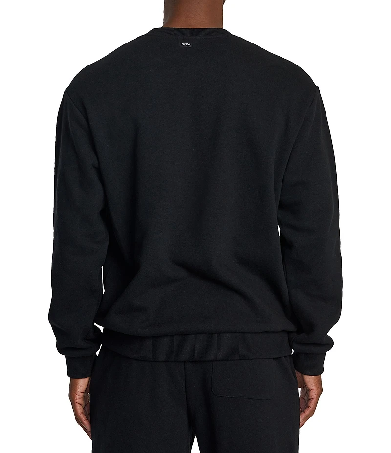 RVCA Long Sleeve VA Essential Fleece Sweatshirt