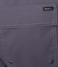 RVCA Opposites Elastic 2 17#double; Outseam Swim Trunks
