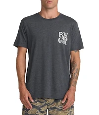 RVCA Ornate #double;VA#double; Logo Short Sleeve T-Shirt