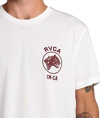 RVCA Short Sleeve Sky Cat T-Shirt