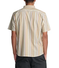 RVCA Talum Striped Short Sleeve Woven Shirt