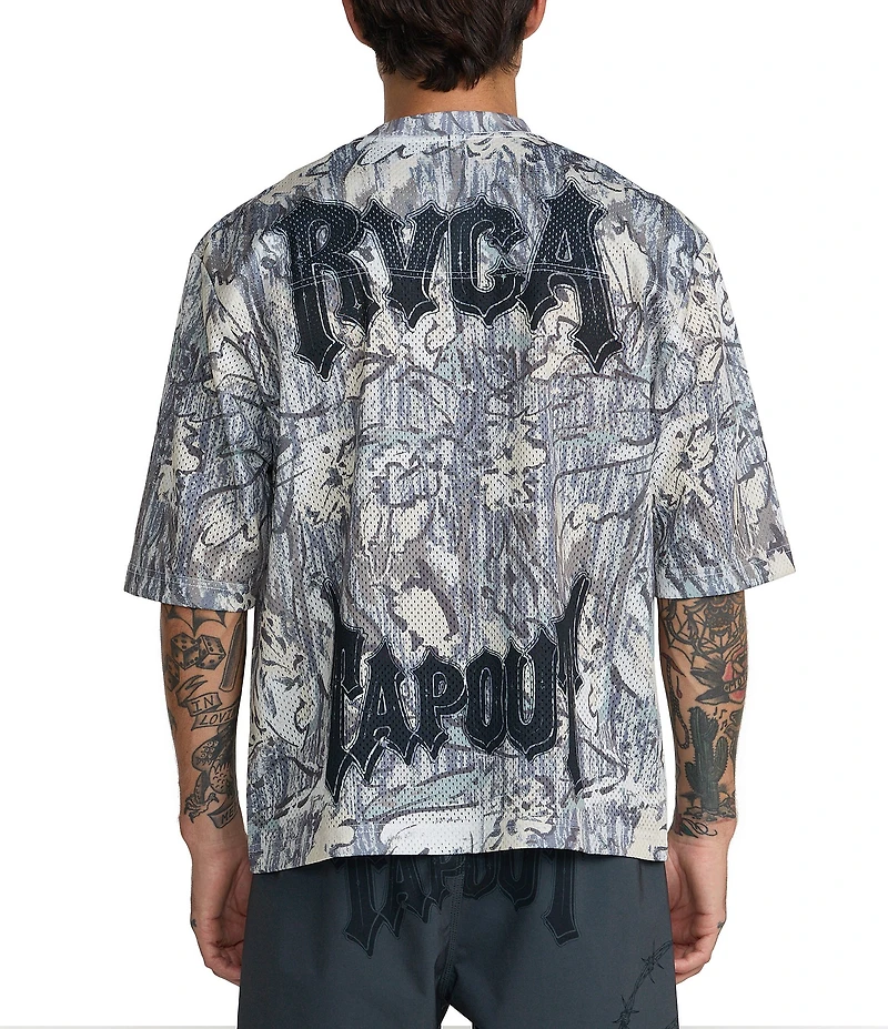 RVCA Tapout Mesh Jersey T-Shirt