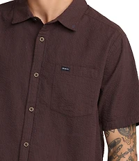 RVCA That'll Do Short Sleeve Seersucker Shirt