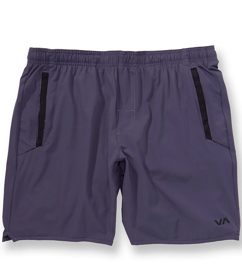 RVCA Yogger Performance Stretch 17#double; Outseam Print Walk Shorts