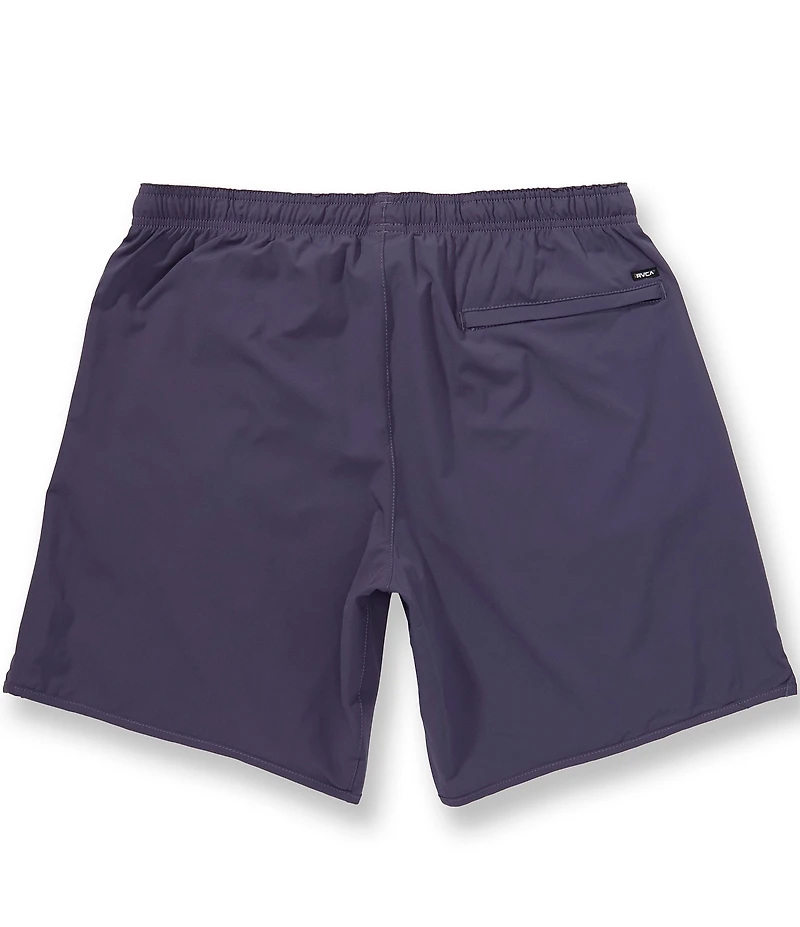 RVCA Yogger Performance Stretch 17#double; Outseam Print Walk Shorts