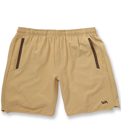 RVCA Yogger Performance Stretch 17#double; Outseam Print Walk Shorts
