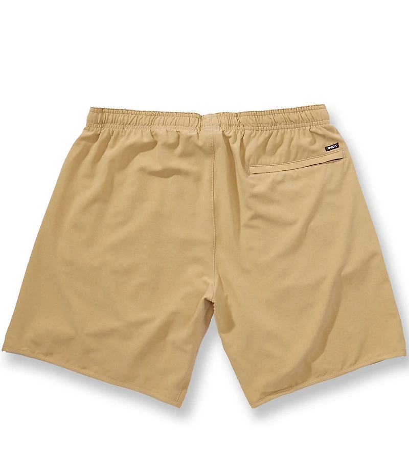 RVCA Yogger Performance Stretch 17#double; Outseam Print Walk Shorts