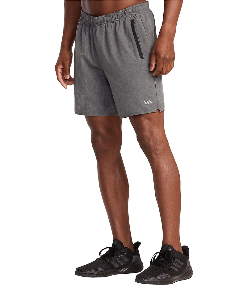 RVCA Yogger Performance Stretch 17#double; Outseam Solid Walk Shorts