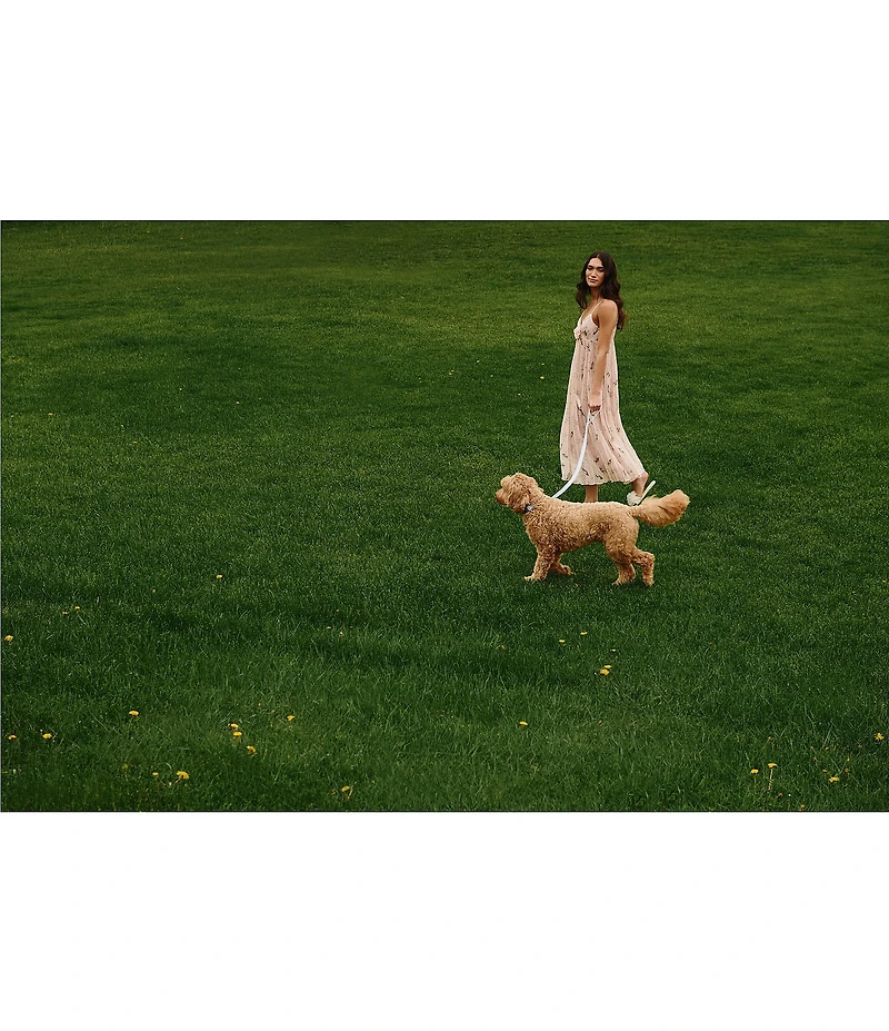 Rya Collection Breeze Sleeveless V-Neck Floral Chiffon Gown