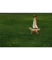 Rya Collection Breeze Sleeveless V-Neck Floral Chiffon Gown