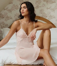 Rya Collection Delight Sleeveless V-Neck Chiffon Bridal Chemise