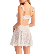 Rya Collection Pompadour Sleeveless Stretch Lace Chemise