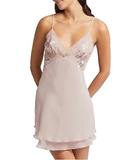 Rya Collection Stunning Floral Embroidered Chemise