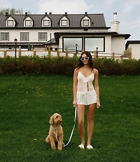 Rya Collection Tidal Sleeveless V-Neck Tie-Front Cami & Shorty Chiffon Bridal Set