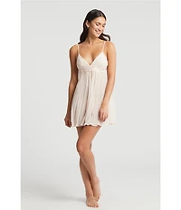 Rya Collection True Love Sleeveless Chiffon Chemise