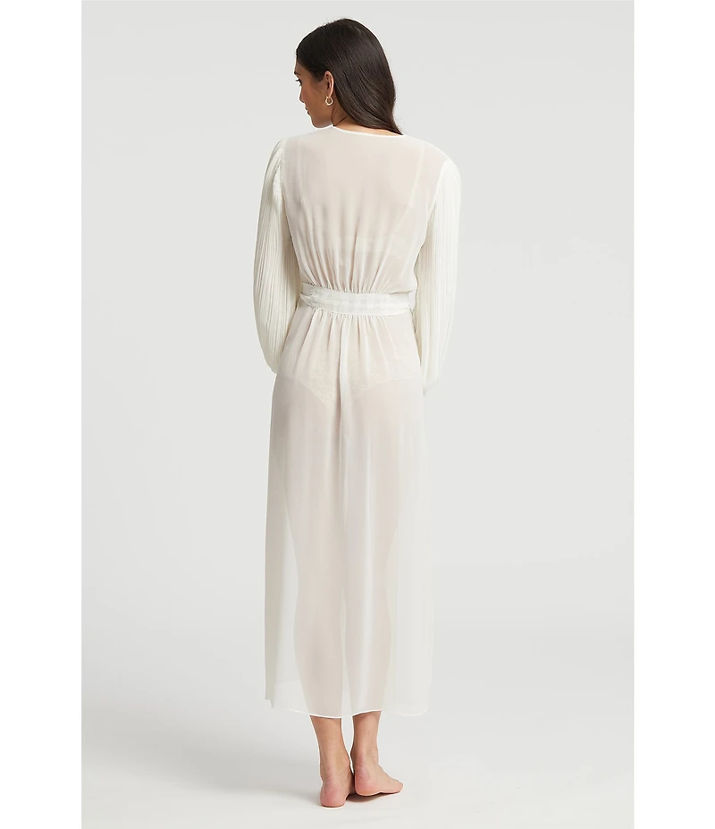 Rya Collection True Love Solid Chiffon Long Robe
