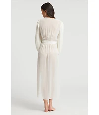 Rya Collection True Love Solid Chiffon Long Robe