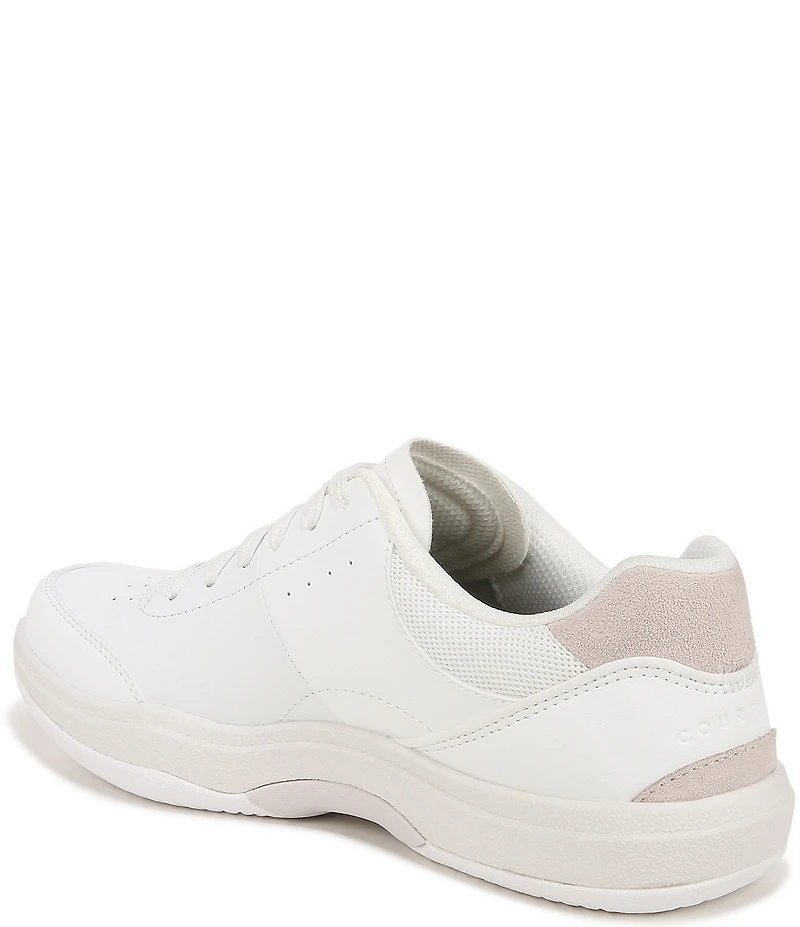 Ryka Courtside Leather Pickleball Perforated Detail Sneakers