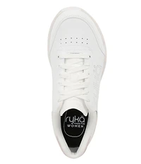 Ryka Courtside Leather Pickleball Perforated Detail Sneakers