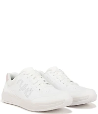 Ryka Courtside Leather Pickleball Perforated Detail Sneakers