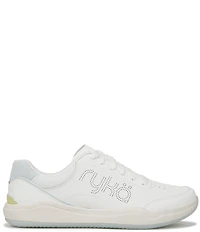 Ryka Courtside Leather Pickleball Perforated Detail Sneakers