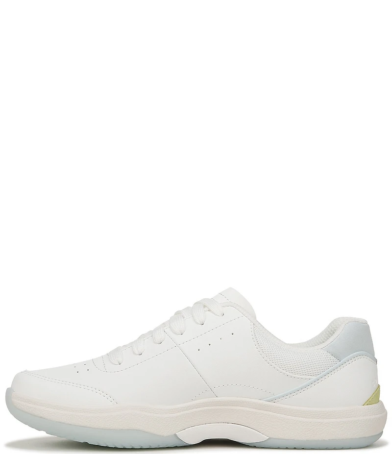 Ryka Courtside Leather Pickleball Perforated Detail Sneakers
