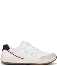 Ryka Courtside Leather Pickleball Perforated Detail Sneakers