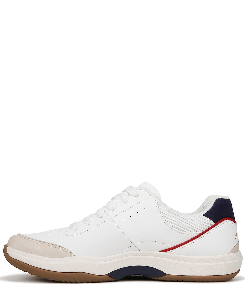 Ryka Courtside Leather Pickleball Perforated Detail Sneakers