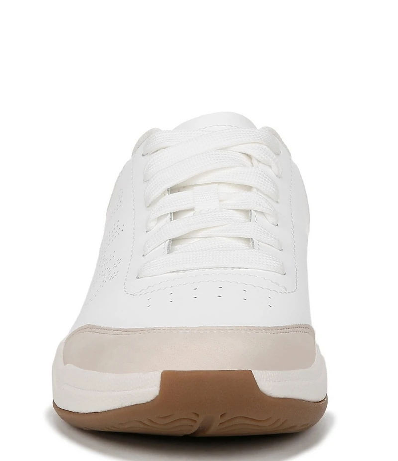 Ryka Courtside Leather Pickleball Perforated Detail Sneakers