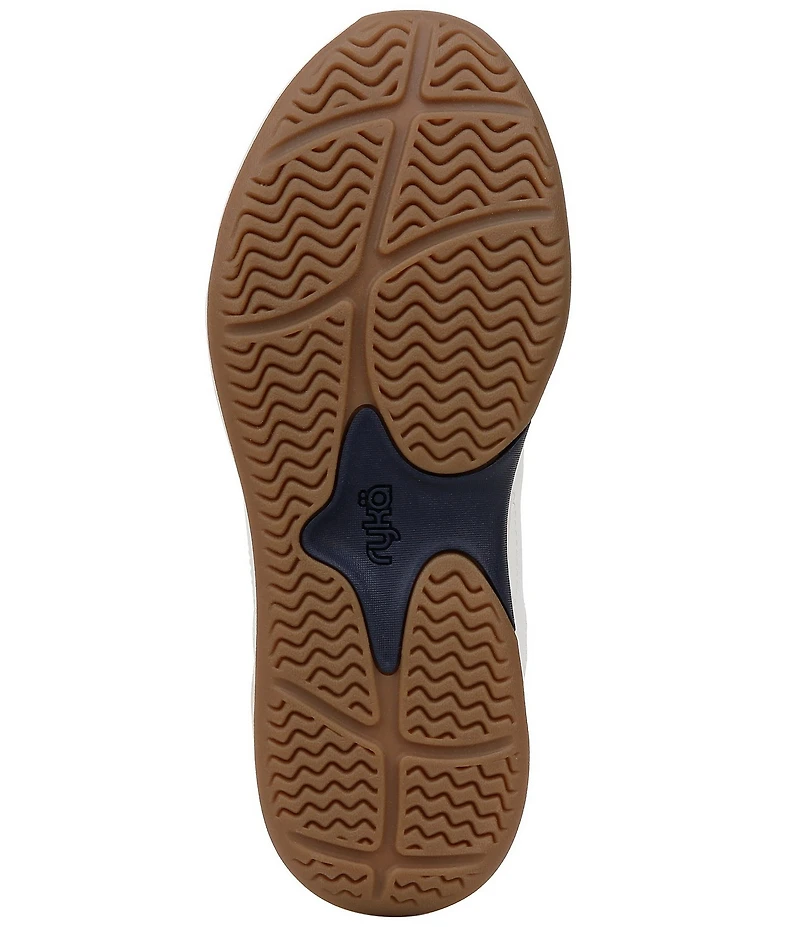 Ryka Courtside Leather Pickleball Perforated Detail Sneakers