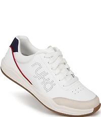 Ryka Courtside Leather Pickleball Perforated Detail Sneakers