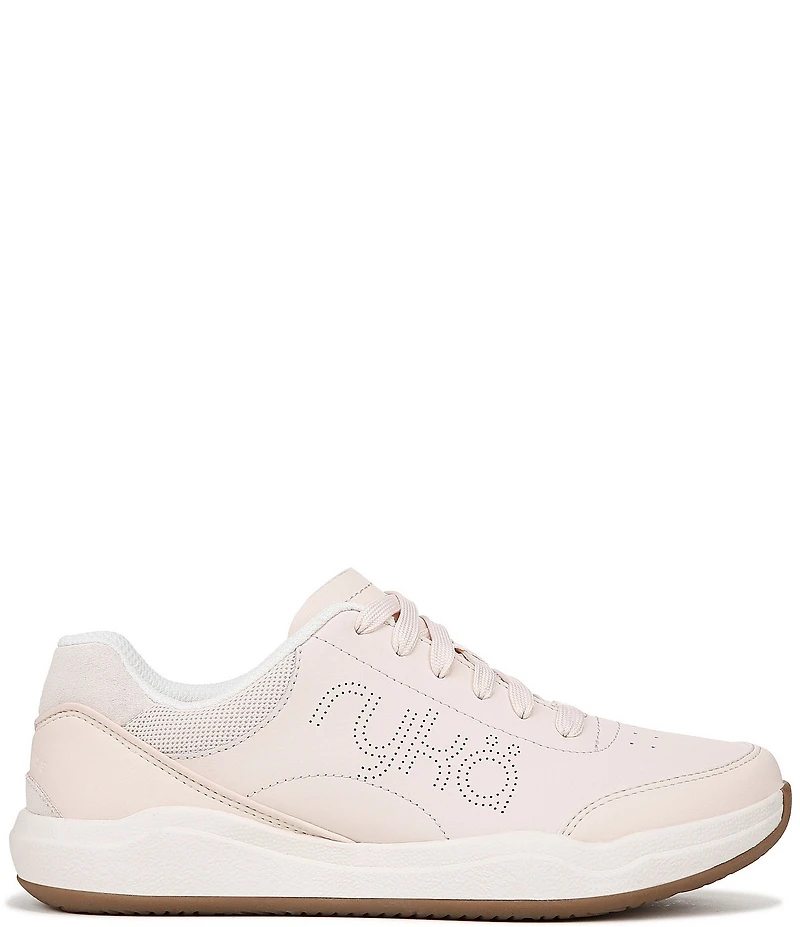 Ryka Courtside Leather Pickleball Perforated Detail Sneakers