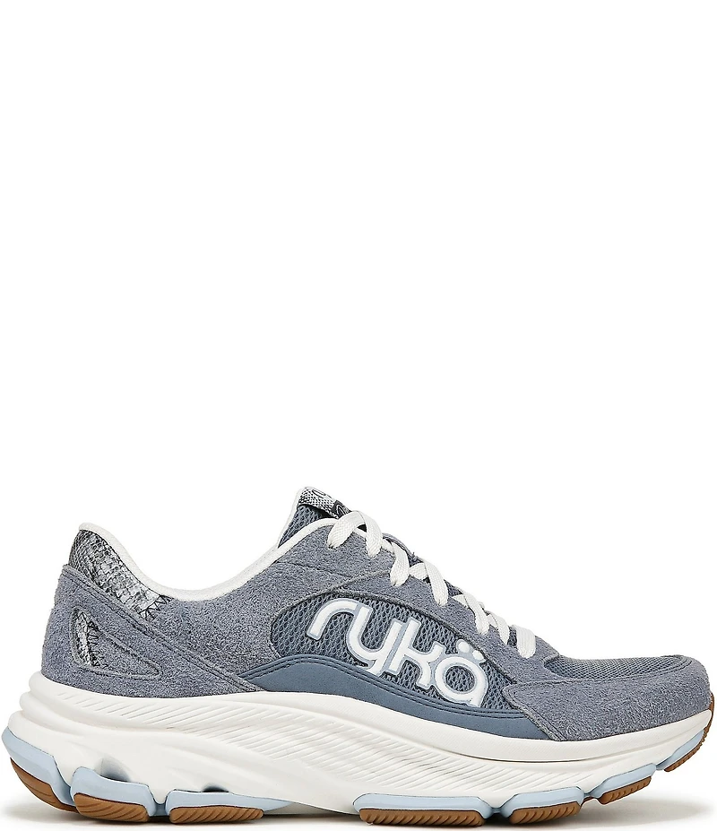 Ryka Devotion X Max Snake Print Walking Sneakers