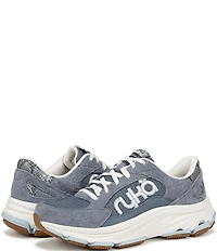 Ryka Devotion X Max Snake Print Walking Sneakers