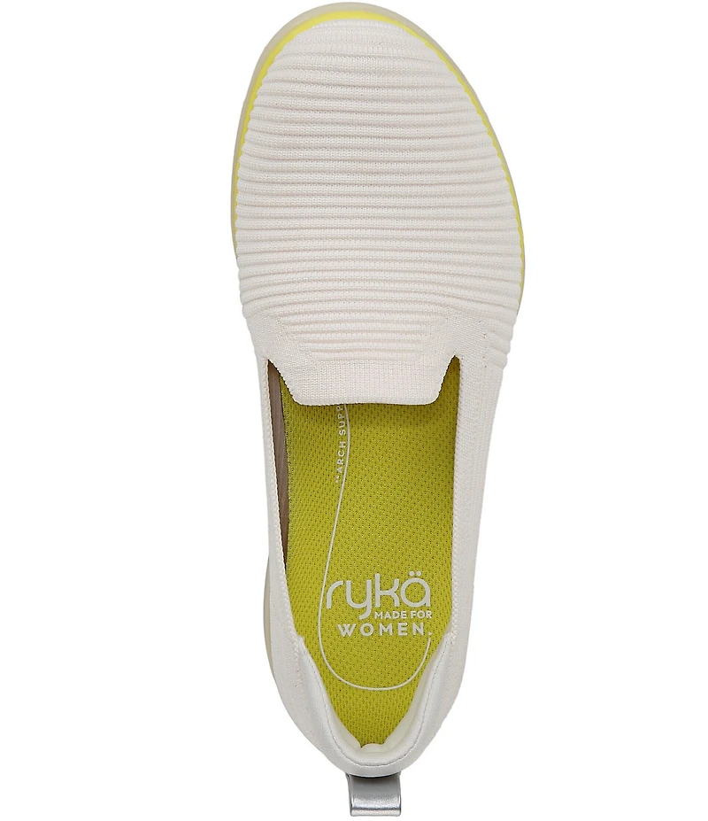Ryka Effortless Stretch Knit Washable Slip On Sneakers