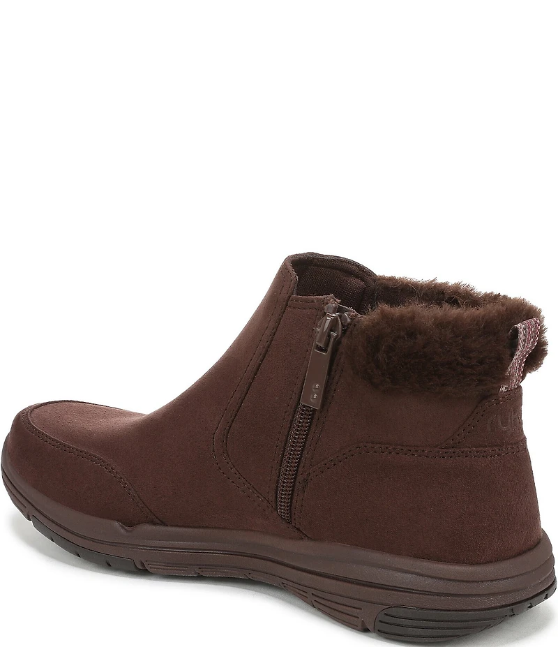 Ryka Women's Amaze Faux Fur Collar Sporty Ankle Booties