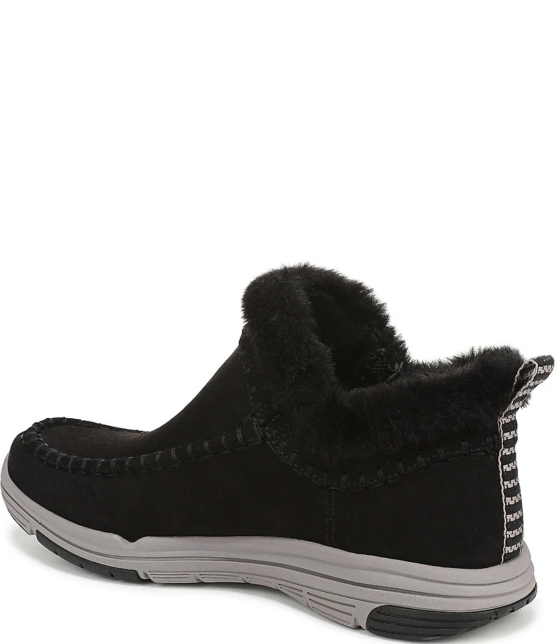 Ryka Women's Arrow Faux Fur Sherpa Collar Ankle Booties