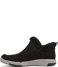Ryka Women's Arrow Faux Fur Sherpa Collar Ankle Booties