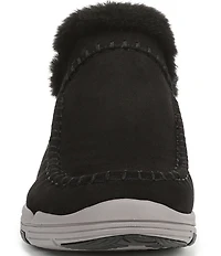 Ryka Women's Arrow Faux Fur Sherpa Collar Ankle Booties