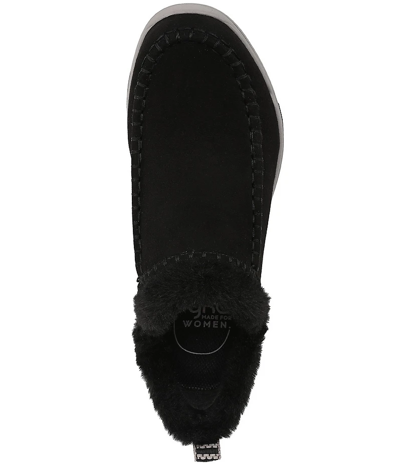 Ryka Women's Arrow Faux Fur Sherpa Collar Ankle Booties
