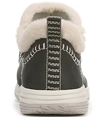 Ryka Women's Arrow Faux Fur Sherpa Collar Ankle Booties