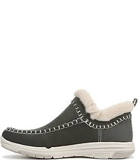 Ryka Women's Arrow Faux Fur Sherpa Collar Ankle Booties